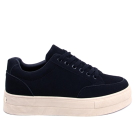 BM Rhonda Black platform sneakers sort