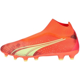 Puma Ultra Match+ Ll FG/AG M 107032 03 fodboldsko orange appelsiner og røde