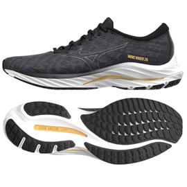 Løbesko Mizuno Wave Rider 26 M J1GC220302 sort