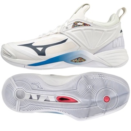 Mizuno Wave Momentum 2 M V1GA211300 volleyballsko hvid hvid