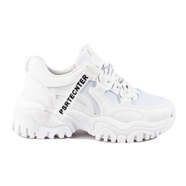 Seastar Shelovet hvide sneakers til kvinder med en tyk sål
