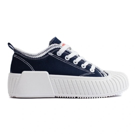 Seastar Shelovet marineblå sneakers med lav top til kvinder