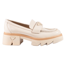 Seastar Dame patent loafers Shelovet beige