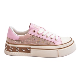 Damesneakers med stråler GOE LL2N4057 Pink lyserød
