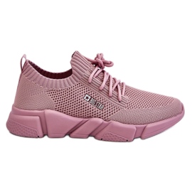 Lette sneakers til kvinder Memory Foam System Big Star JJ274266 Pink lyserød