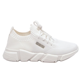 Lette sneakers til kvinder Memory Foam System Big Star JJ274268 Hvid