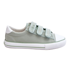 Klassiske Velcro Stof Sneakers Big Star LL274A202 Grøn