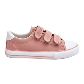 Klassiske Velcro Sneakers Big Star LL274A200 Pink lyserød