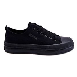 Big Star Low Lace Up Sneakers LL274967 Sort