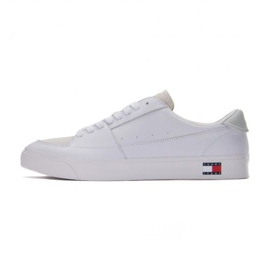 Sko Tommy Hilfiger Vulkaniseret Ess M EM0EM01106 Ybr hvid