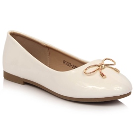 Piger hvidlakerede ballerinaer Vinceza OCA23-2257