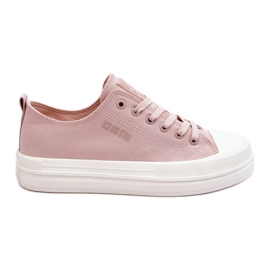 Big Star LL274970 Nude Low Sneakers lyserød