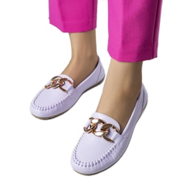 Lilla loafers med Norma kæde violet