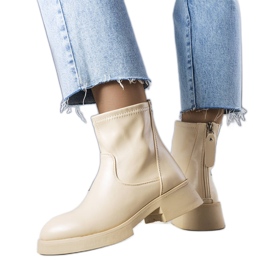 Beige klassiske Victoire støvler