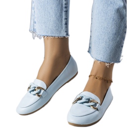 PA1 Blå kæde loafers fra Mamie