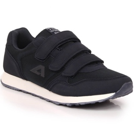 American Club 146/23 marineblå herresportssko med velcro