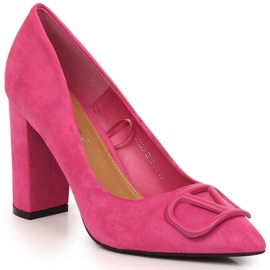 Vinceza 2246 pumps i fuchsia ruskind lyserød