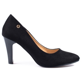 Klassiske elegante Shelovet pumps til kvinder sort