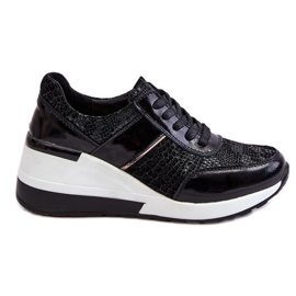 S.Barski Crosby Sneakers i læder, sort til kvinder