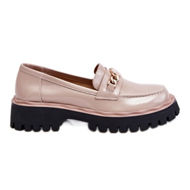 S.Barski Lakerede Platform Loafers Beige Ronin