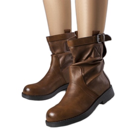 BM Charlene brune slip-on flade støvler