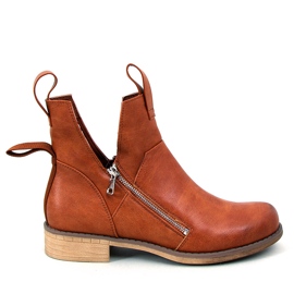 BM Spring cut støvler fra Franco Camel brun