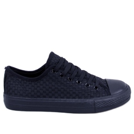 Sears Sorte ensfarvede sneakers