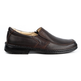 WASAK Læder herre slip-on sko 0114W brun