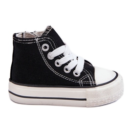 FR1 Høje børnesneakers Sort Filemon