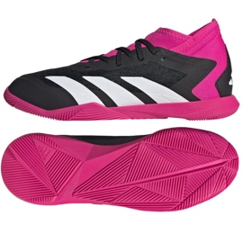 Adidas Predator Accuracy.3 In Jr GW7076 fodboldsko flerfarvet sort