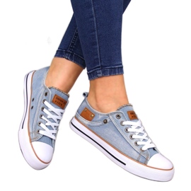 American Club 28/22 lette denim lave sneakers brun blå