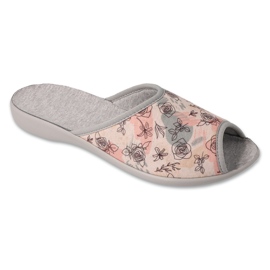 Befado damesko pu 254D147 beige lyserød grå