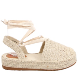 Damesandaler espadriller Seila Beige