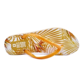 Moderigtige flip flops til kvinder Big Star LL274819 Gul