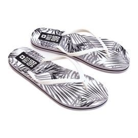 Moderigtige flip flops til kvinder Big Star LL274818 Hvid