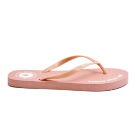 Komfortable Big Star Flip Flops LL274802 Nude lyserød
