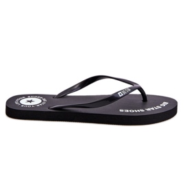 Komfortable Big Star Flip Flops LL274800 Sort