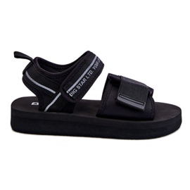 Velcro-sandaler til kvinder Big Star LL274784 Sort