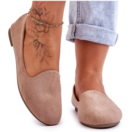 BM Klassiske ruskindsbeige Nash ballerinaer