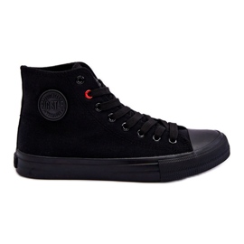 Klassiske høje sneakers til kvinder Big Star T274033 Sort