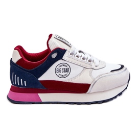 Sneakers Memory Foam System Big Star LL274369 Hvid-Rød
