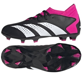 Adidas Predator Accuracy.3 Fg Jr GW4609 fodboldsko sort sort