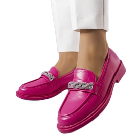 Pink loafers med rhinestones fra Colette lyserød