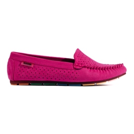 Komfortable Shelovet pink ruskind loafers lyserød