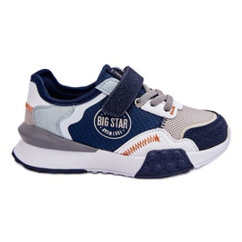 Børnesneakers Memory Foam System Big Star LL374225 Marineblå