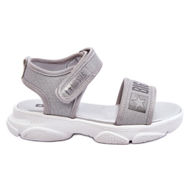 Velcro-sandaler til børn Big Star LL374194 Sølv