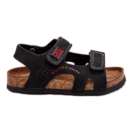 Lette velcrosandaler til børn Big Star LL374141 Sort