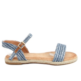 Seiko blå espadrillesandaler