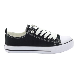 American Club Klassiske sorte sneakers amerikanske DSLN-01 sko