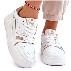 Komfortable sneakers til kvinder, hvid Bowen